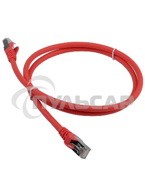 Патч-корд LANMASTER LSZH FTP кат.6A, 2.0 м, красный