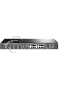 Коммутатор TP-Link SMB TL-SG1016 Коммутатор 16-port Gigabit Switch, 1U 19-inch rack-mountable steel case