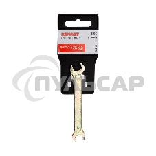 Ключ гаечный рожковый Rexant 8х10 мм, желтый цинк