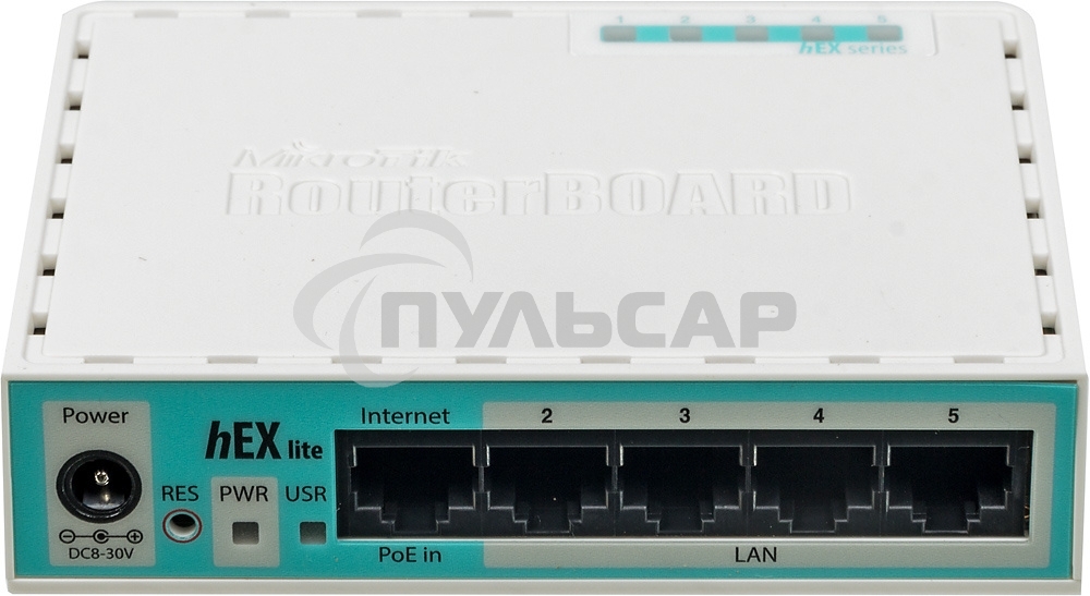 Маршрутизатор MikroTik RB750r2 hEX lite 5x10/100 Mbps