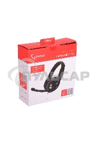 Наушники Gembird MHS-780B Гарнитура стерео черный регулятор громкости