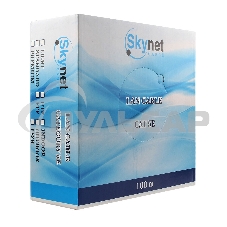 Кабель SkyNet Premium FTP-LSZH 4x2x0,51, низкое дымовыделение, нулевое содержание галогенов, медный, FLUKE TEST, кат.5e, однож., 100 м, box, оранжевый