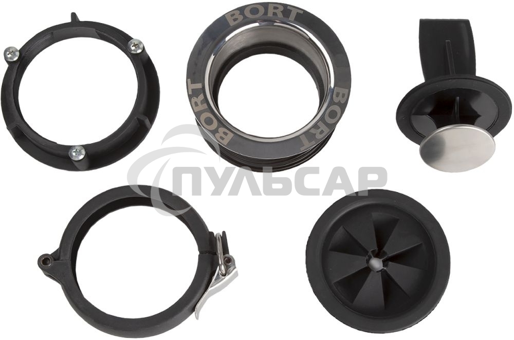 Измельчитель пищевых отходов Bort Alligator, 560 Вт., объем 1 450 мл., пневмовыключатель