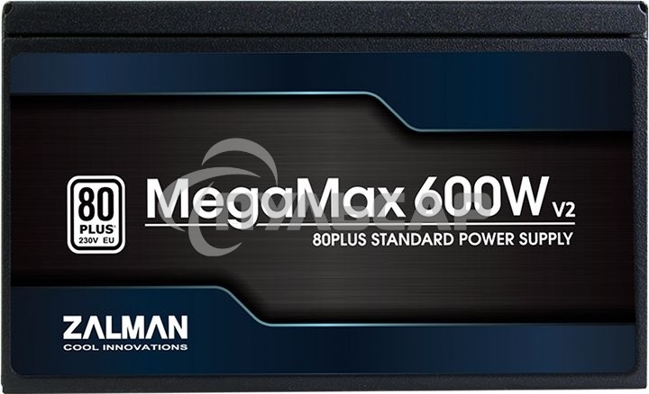 Блок питания Zalman ZM600-TXII V2 Retail, 600Вт, 80 PLUS, 120мм, черный
