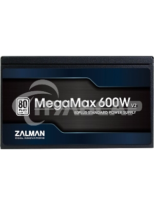 Блок питания Zalman ZM600-TXII V2 Retail, 600Вт, 80 PLUS, 120мм, черный