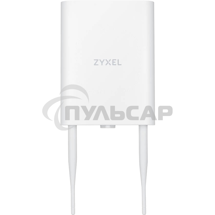 Гибридная уличная точка доступа Zyxel NebulaFlex NWA55AXE, 802.11a/b/g/n/ac/ax (2,4 и 5 ГГц), внешние антенны 2x2 (в комплекте), до 575+1200 Мбит/с, 1xLAN GE, защита от 4G/5G, без поддержки Captive po