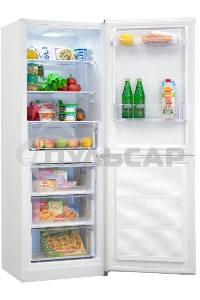 Холодильник Nordfrost NRB 131 W белый двухкамерный 170/100 л морозилка снизу, капельная система