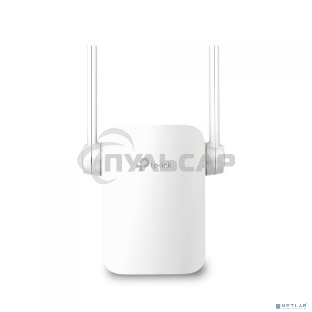 Усилитель TP-Link Wi-Fi AC750 Wi-Fi Range Extender, Wall Plugged,433Mbps at 5GHz + 300Mbps at 2.4GHz, 802.11ac/a/b/g/n, 1 10/100M LAN, WPS button, 2 fixed antennas поставляется без кабеля RJ-45