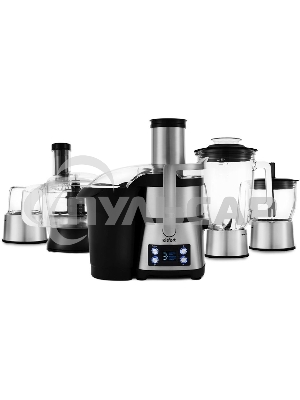 Кухонный комбайн Kitfort KT-1395 800Вт серебристый/черный