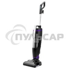 Пылесос вертикальный паровой Kitfort KT-575-1 черный, питание питание от сети, 1600 Вт, уборка влажная/паром/сухая, пылесборник 1.1 л