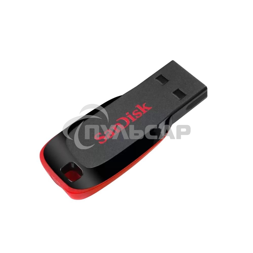 Флешка USB Sandisk 64 Gb Cruzer Blade SDCZ50-064G-B35 USB 2.0 черный/красный