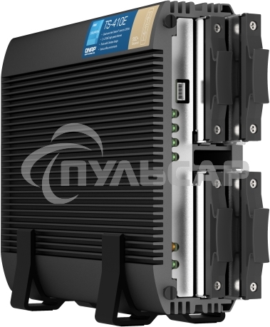 Сетевое хранилище SMB QNAP TS-410E-8G NAS fanless 4 2.5 SSD trays. Intel Celeron J6412 4-core 2.0-2.6 GHz, 8 Gb RAM (max), 2x2.5 GbE, 4xUSB 3.2 Gen 2 (10Gbps),1xHDMI