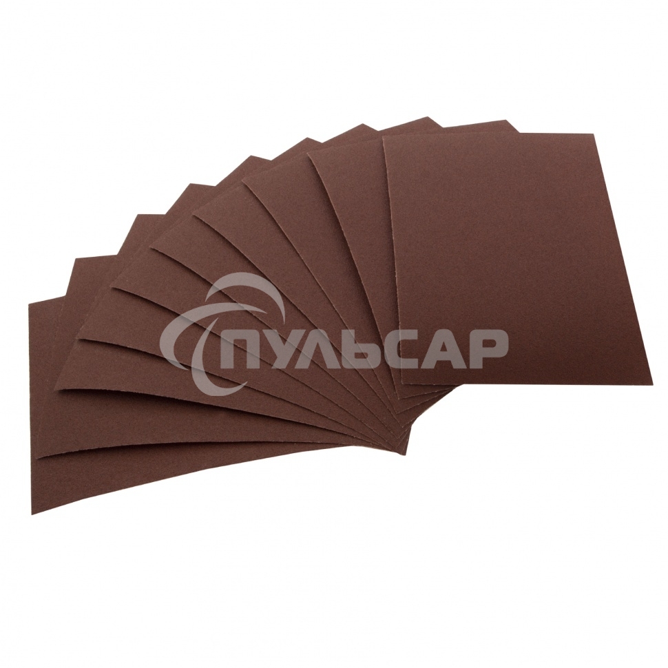 Шлифлист на тканевой основе, серия 14а, зерн. 16Н(P80), 240 х 170 мм, 10 шт., водост. (БАЗ) Россия