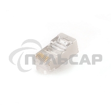 Коннектор RJ-45 экранированный (5 кат, 100шт, PLUG5SP, RJ45-FTP/SFTP, TC-PLUG-8P8C-S-C5-SH)