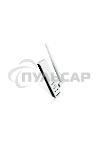 Адаптер TP-Link SOHO TL-WN722N 150Mbps High Gain Wireless N USB Adapter with Cradle, 1T1R, 2.4GHz, 802.11n/g/b, 1 detachable antenna