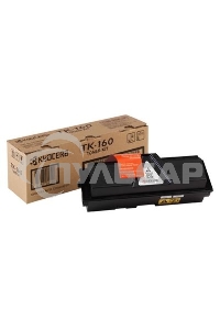 Картридж лазерный Kyocera TK-160 (1T02LY0NL0/1T02LY0NLC) черный для FS-1120D/FS-1120DN/P2035D/P2035DN 2500 стр.