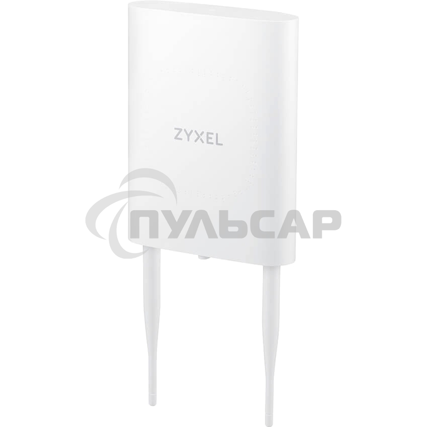 Гибридная уличная точка доступа Zyxel NebulaFlex NWA55AXE, 802.11a/b/g/n/ac/ax (2,4 и 5 ГГц), внешние антенны 2x2 (в комплекте), до 575+1200 Мбит/с, 1xLAN GE, защита от 4G/5G, без поддержки Captive po