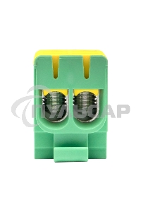 Клемма силовая вводная двойная КСВ 16-50 желто-зеленая EKF PROxima plc-kvs2-16-50-y-green EKF