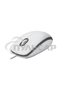 Мышь проводная Logitech M100 белый, 1000 dpi, USB, кнопки - 3