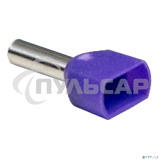 Наконечник-гильза изол. НГИ2 2.5-10 фиол. (уп.100шт) ИЭК UTE10-D3-2-100