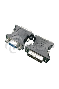 Переходник DVI-VGA Cablexpert A-DVI-VGA-BK, 29M/15F, черный, пакет