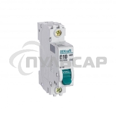 Выключатель автоматический Dekraft 1п C 10А 4.5кА ВА-101 11053DEK