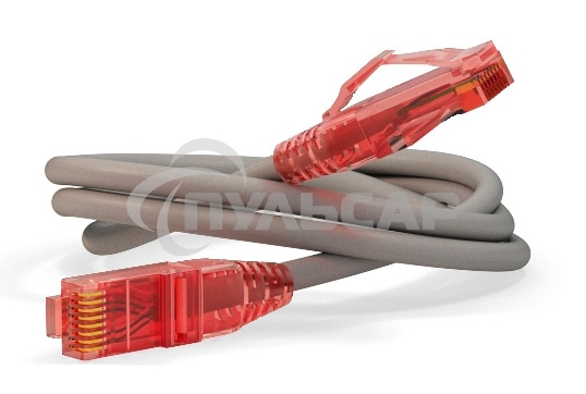 Патч-корд Hyperline U/­UTP, Cat.5e, LSZH, 0.5 м, серый 