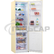 Холодильник Nordfrost NRB 154 E бежевый матовый двухкамерный 238/115 л морозилка снизу, капельная система