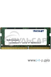 Оперативная память Patriot, DDR4, 16Gb (1x16 GB), 2400 MHz, CL17, SO-DIMM