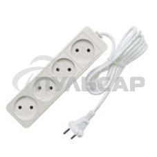 Удлинитель 4х10м без заземл. 10А IP20 2.2кВт Союз 481S-1410