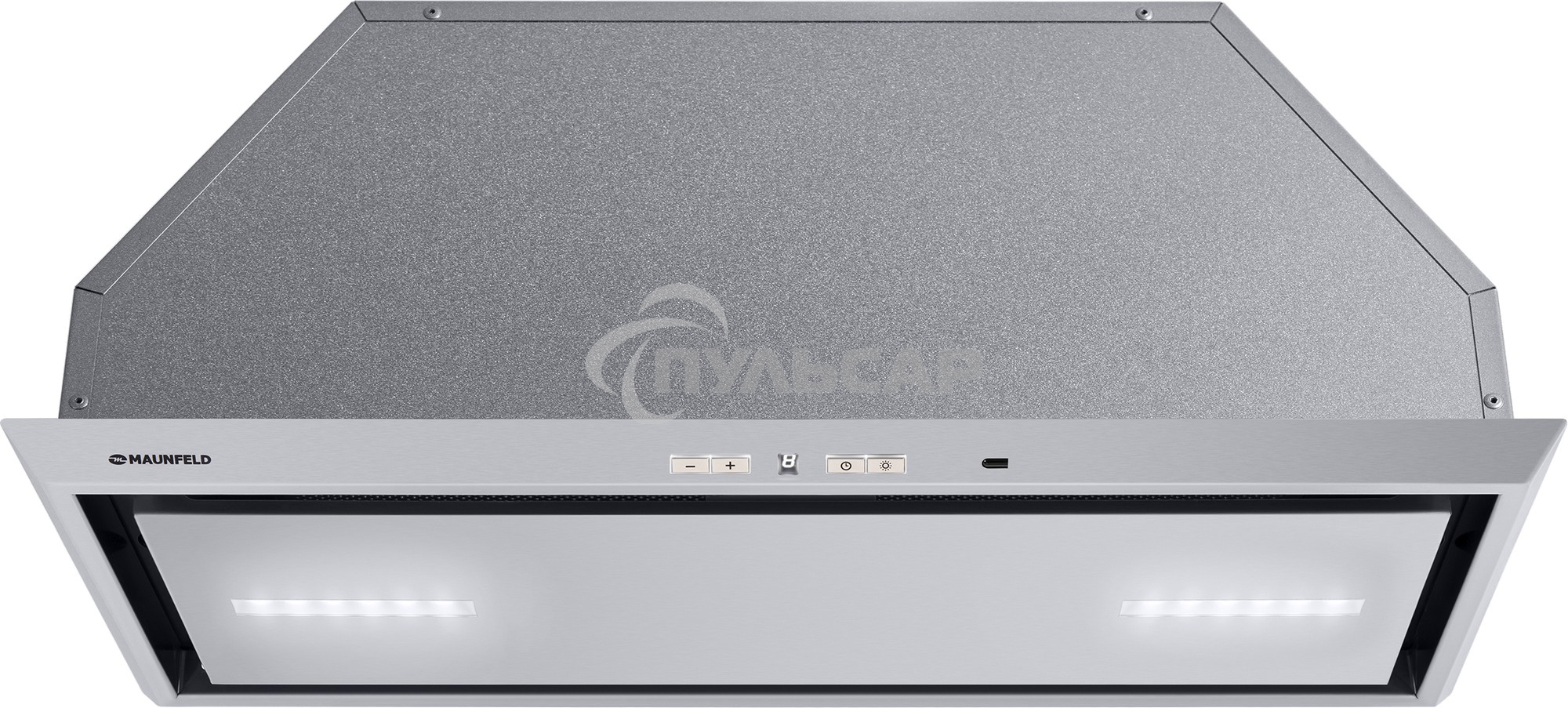 Вытяжка встраиваемая Maunfeld URANIA 74 нержавеющая сталь, 72 см, 1250 куб. м/ч, 52 дБ