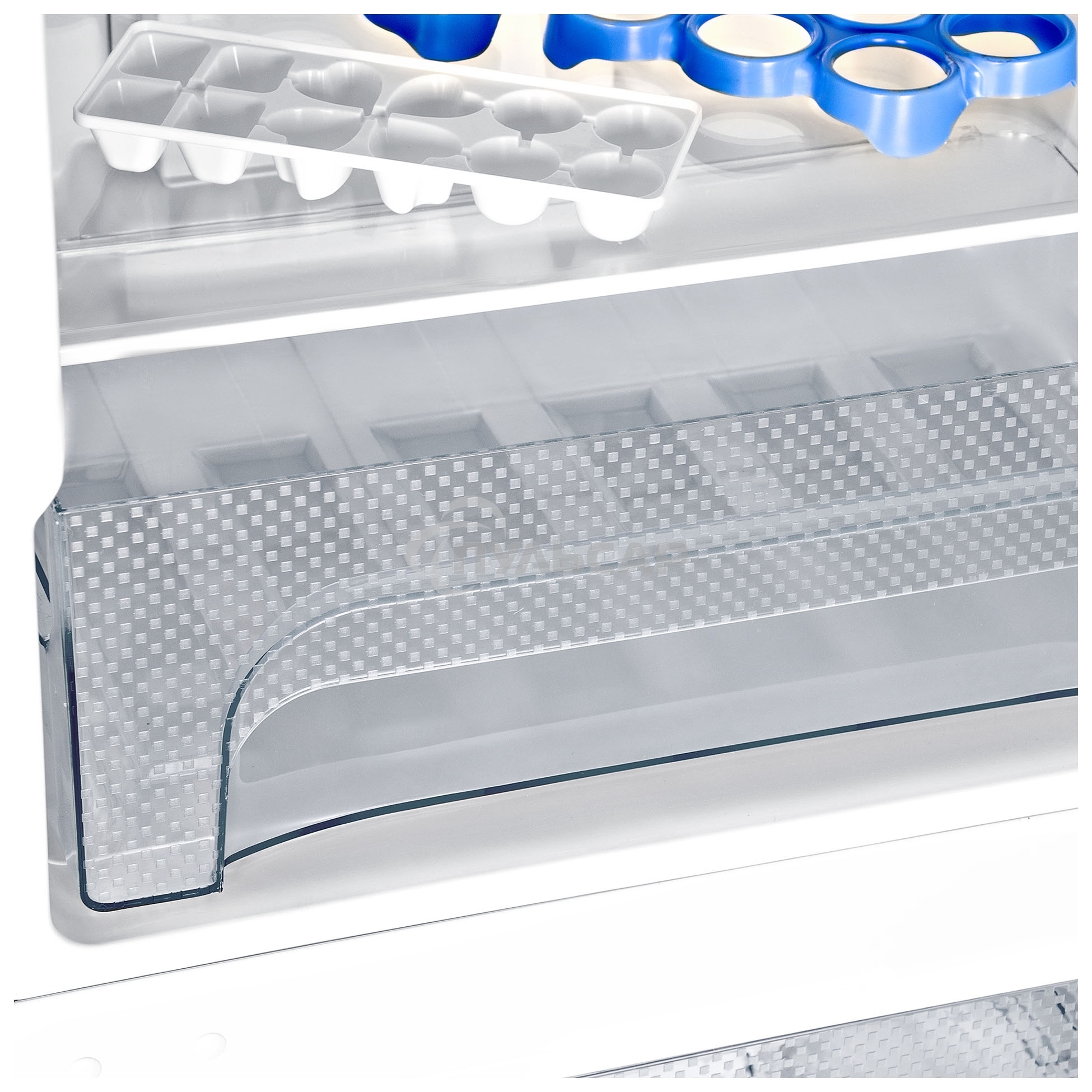 Холодильник Hyundai CC2056FWT белый двухкамерный 129/64л морозилка снизу