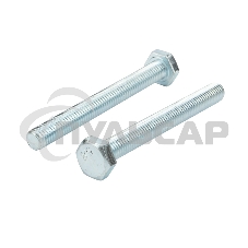 Болт шестигранный KRANZ DIN 933, 10х90, короб (10 шт./уп.)