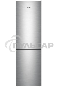 Холодильник Atlant ХМ-4624-141 нержавеющая сталь двухкамерный 228/119л морозилка снизу