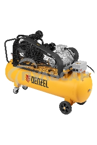 Компрессор воздушный рем. привод BCW3000-T/100, 3,0 кВт, 100 литров, 520 л/минDenzel