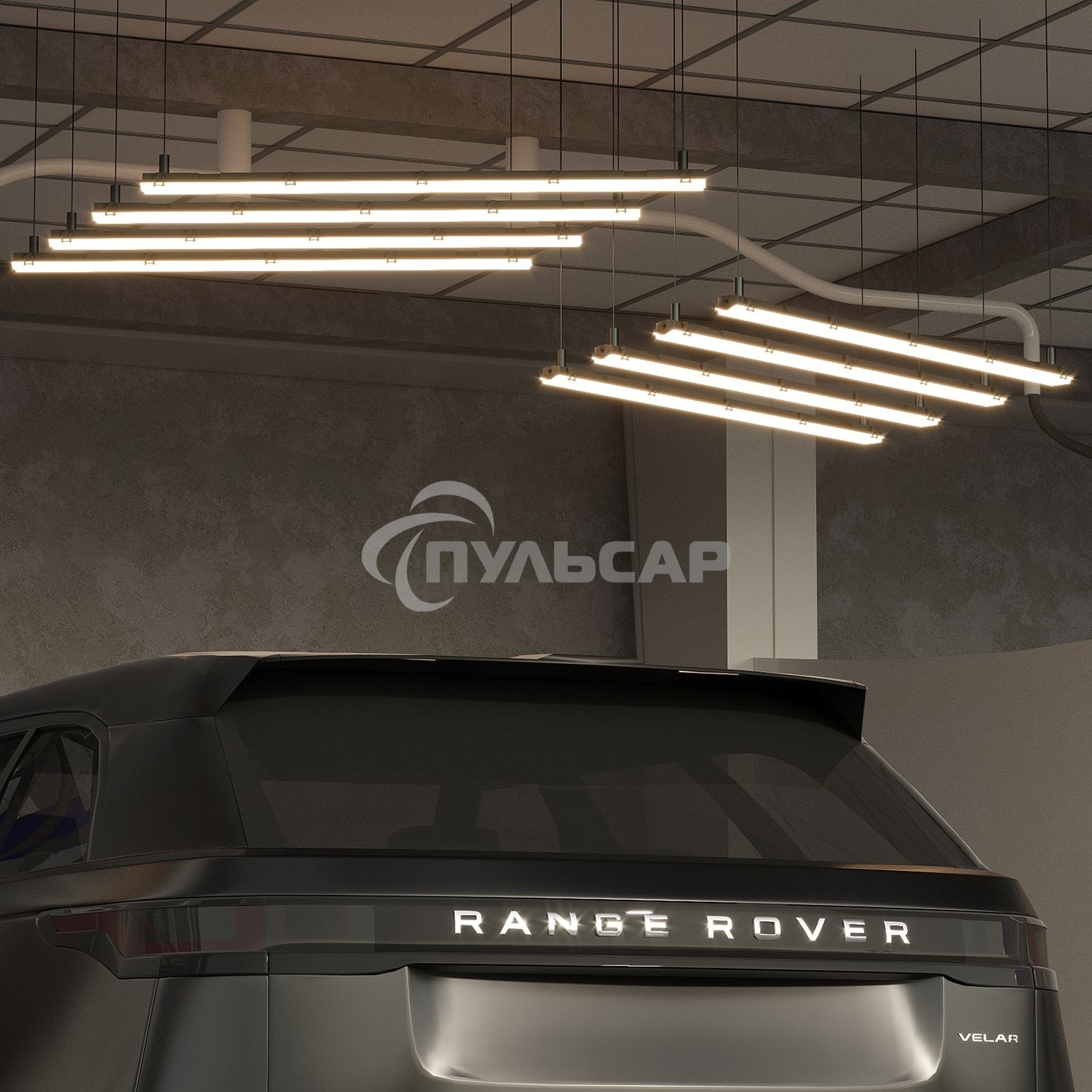 Светильник линейный Gauss СПП-Т8-G13 LITE 220-230V IP65 1276*60*55мм для LED ламп 1х1200мм 1/16