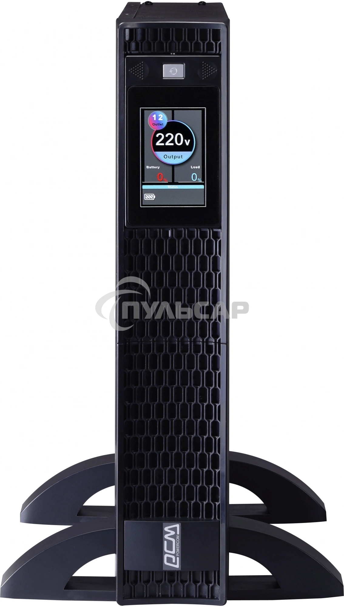 Источник бесперебойного питания Powercom Next, On-Line, 1500VA/1500W, Rack/Tower, 8*IEC320-C13, LCD, Serial+USB, SmartSlot, подкл. доп. Батарей (2027190)