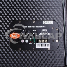 Сабвуфер автомобильный Kicx AP300BPA 300Вт активный (30см/12 Сабвуфер автомобильный Kicx AP300BPA 300Вт активный (30см/12