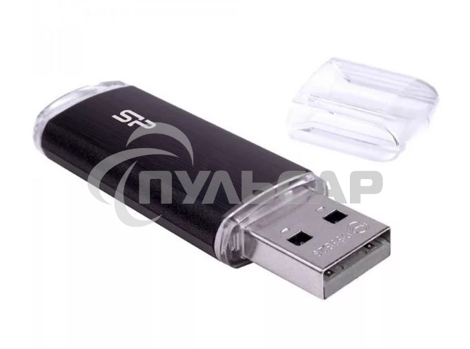 Флешка USB Silicon Power R/W 64 Gb Ultima U02 SP064 GbUF2U02V1K USB 2.0 черный