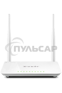 Сетевое оборудование Tenda F300 маршрутизатор 802.11n, до300Мбит/с, 2T2R, LAN: 4х10/100Мбит/с, WAN: 1х10/100Мбит/c, 2 внешние антенны 5дБи.