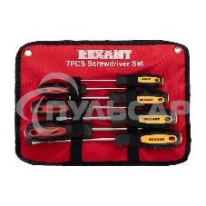 Набор отверток 7 предметов (крестовые и шлицевые) 12-4703 Rexant