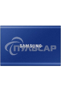 Внешний SSD Samsung T7, 1TB, USB 3.2 Gen 2 Type-C, R/W 1050/1000, синий