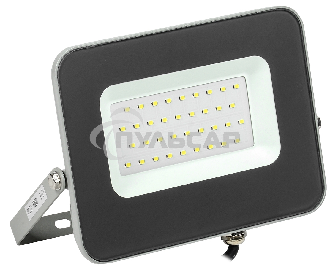 Прожектор Iek LPDO701-30-K03 СДО 07-30 светодиодный серый IP65 IEK