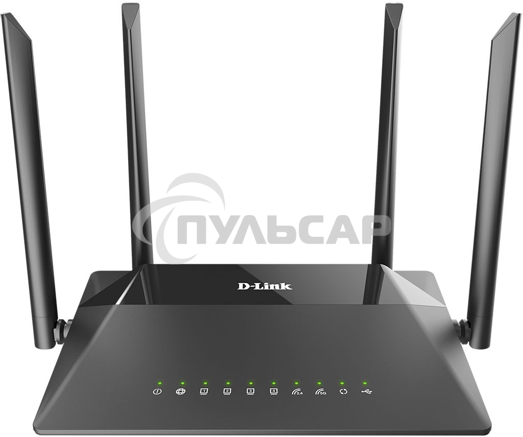 Беспроводной двухдиапазонный гигабитный маршрутизатор D-Link DIR-853/URU/R3A AC1300 Wave 2 с поддержкой технологии MU-MIMO, 3G/LTE и USB-портом 3.0