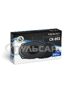 Колонки автомобильные Prology CX-693 200Вт 90дБ 4Ом 15x23см (6x9дюйм) (ком.:2кол.) коаксиальные трехполосные