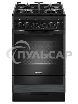 Плита газовая Gefest ПГ 5500-02 0115 черный, конфорок 4 шт, духовка 52 л, 50 см x 85 см x 58.5 см