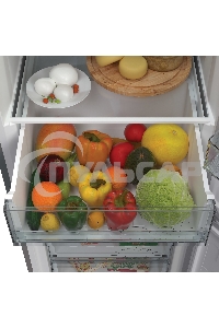 Холодильник Candy CCRN 6180S серебро двухкамерный 227/106л морозилка снизу, No Frost