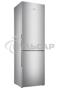 Холодильник Atlant ХМ-4624-141 нержавеющая сталь двухкамерный 228/119л морозилка снизу