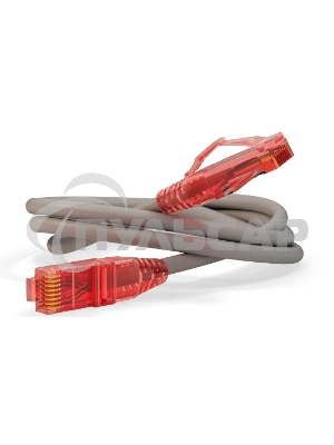 Патч-корд Hyperline UTP, Cat.5e, LSZH, 1.5 м, серый