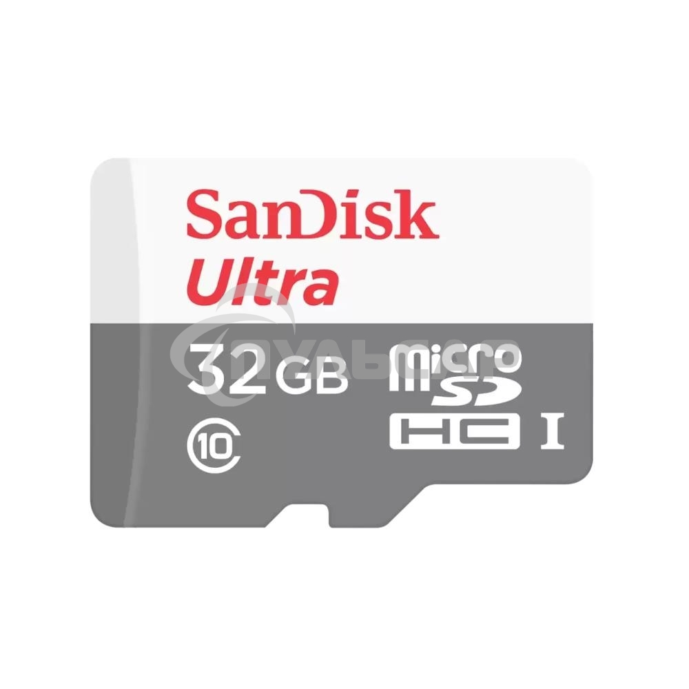 Флеш карта microSD 32Gb SanDisk microSDHC Class 10 Ultra UHS-I 100MB/s